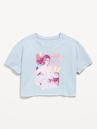 Dolly Parton™ Oversized Cropped Graphic T-Shirt for Girls