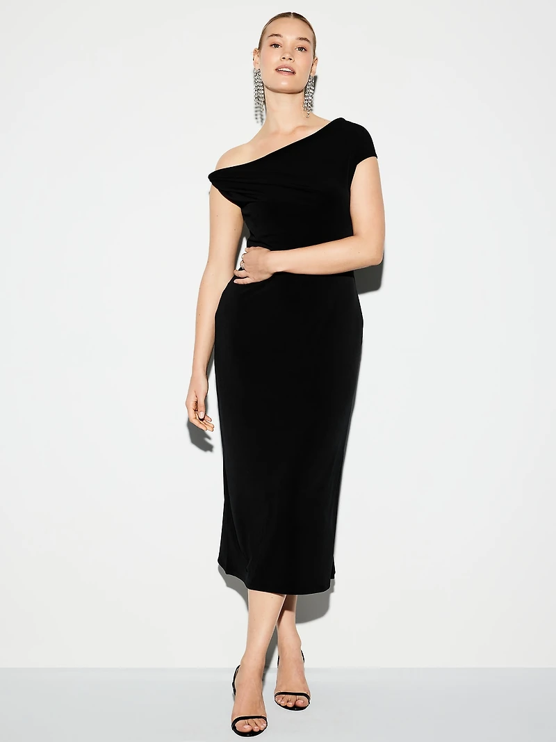 The Occasion by Old Navy One-Shoulder Midi Dress