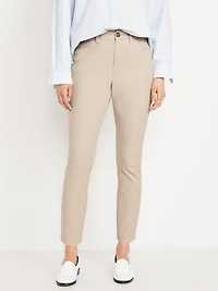 High-Waisted Uniform Skinny Pants