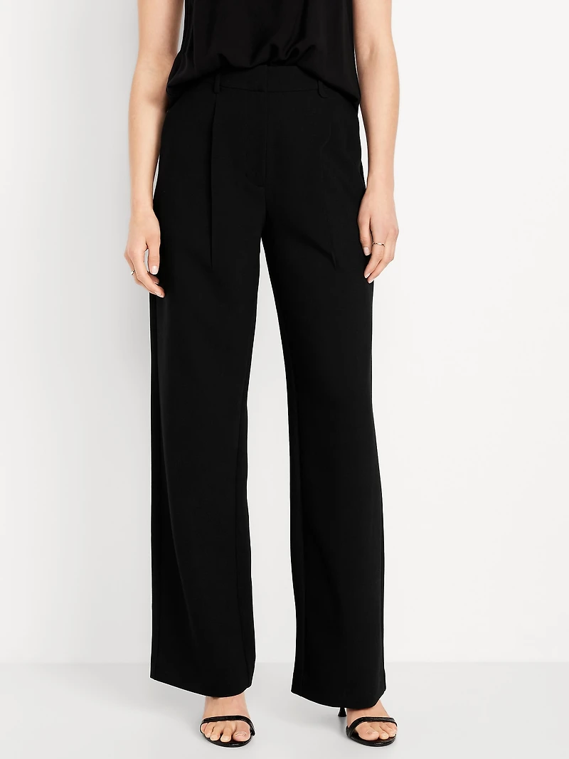 Extra High-Waisted Taylor Wide-Leg Trouser Pants