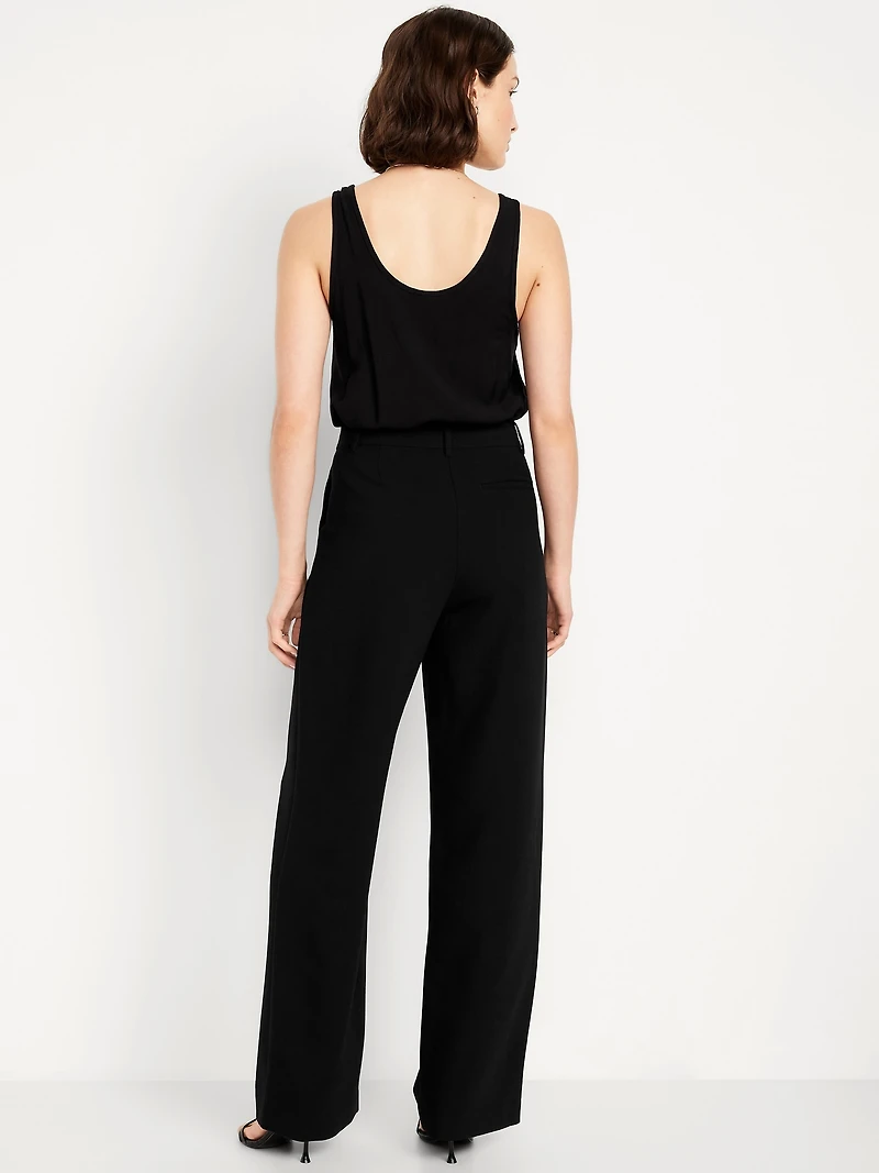 Extra High-Waisted Taylor Wide-Leg Trouser Pants