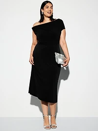 The Occasion by Old Navy One-Shoulder Midi Dress