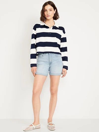 High-Waisted Wow Jean Shorts - 5-inch inseam