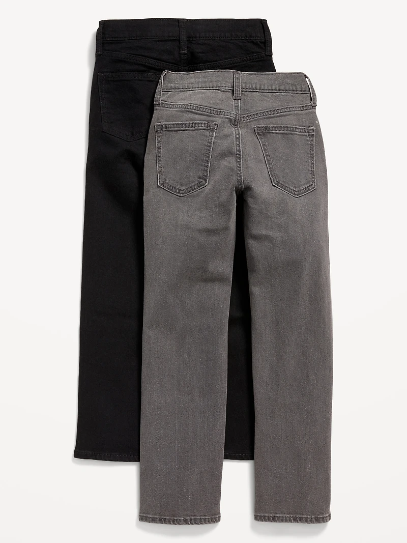 Straight-Leg Built-In Flex Jeans 2-Pack for Boys