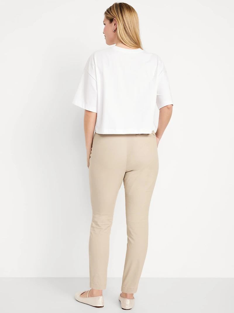 High-Waisted Uniform Skinny Pants