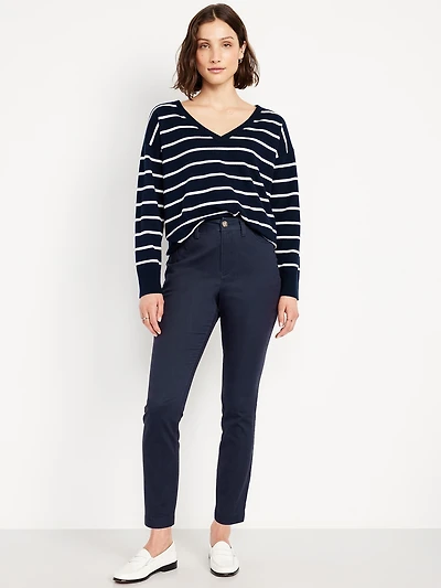 High-Waisted Uniform Skinny Pants