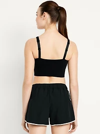 Light Support Fluid Seamless Longline Sports Bra