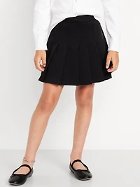 School Uniform Ponte-Knit Pleated Skort for Girls