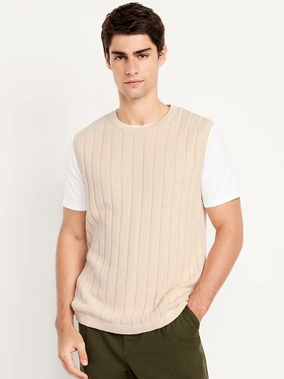 Ribbed Sweater Vest
