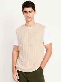 Ribbed Sweater Vest