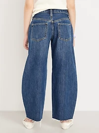 Super Baggy Barrel-Leg Jeans for Girls