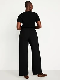 Extra High-Waisted Taylor Wide-Leg Trouser Pants