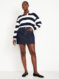 High-Waisted OG A-Line Mini Skirt