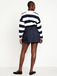 High-Waisted OG A-Line Mini Skirt