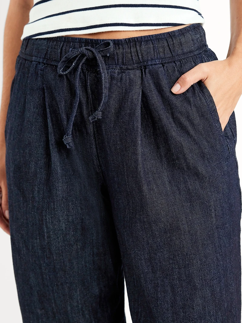 High-Waisted Billie Straight Ankle Trouser