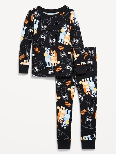 Bluey™ Unisex Graphic Snug-Fit Pajama Set for Toddler & Baby