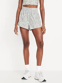 Extra High-Waisted Crinkle Run Shorts - 3-inch inseam