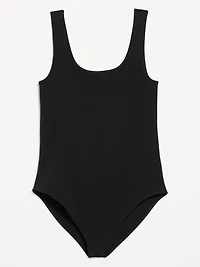 Double-Layer Scoop-Neck Bodysuit