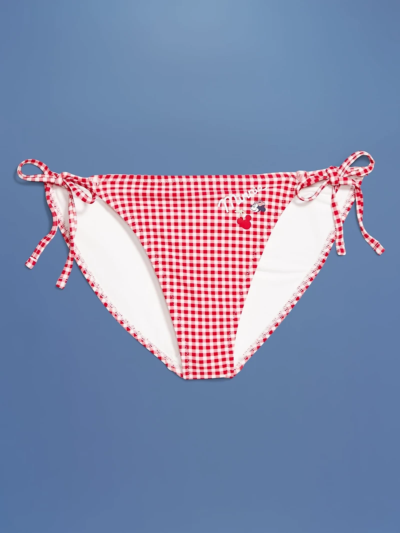 Old Navy x Disney© Minnie Mouse Gingham String Bikini Swim Bottoms