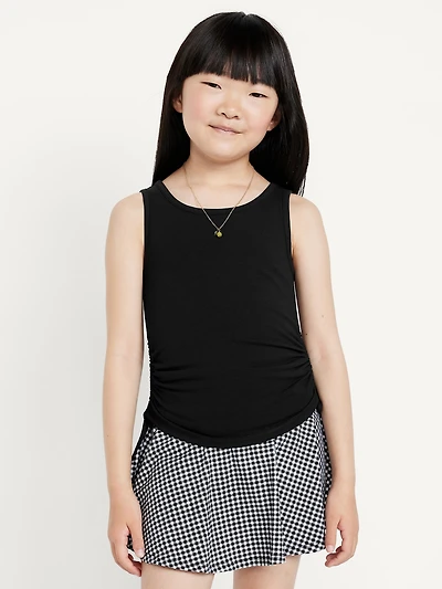 Side-Ruched Tank Top for Girls