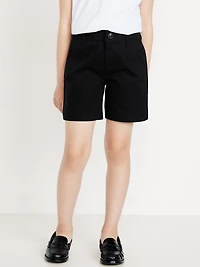 School Uniform Twill Bermuda Shorts for Girls