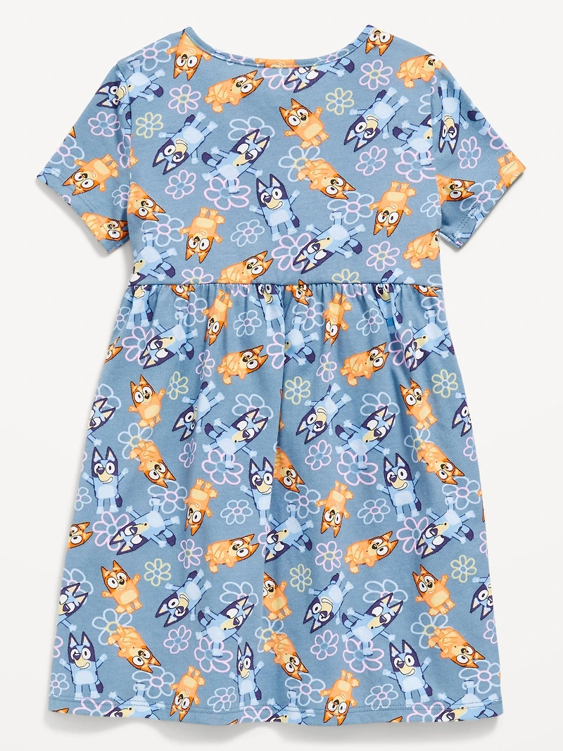 Bluey™ Short-Sleeve Graphic Dress for Toddler Girls