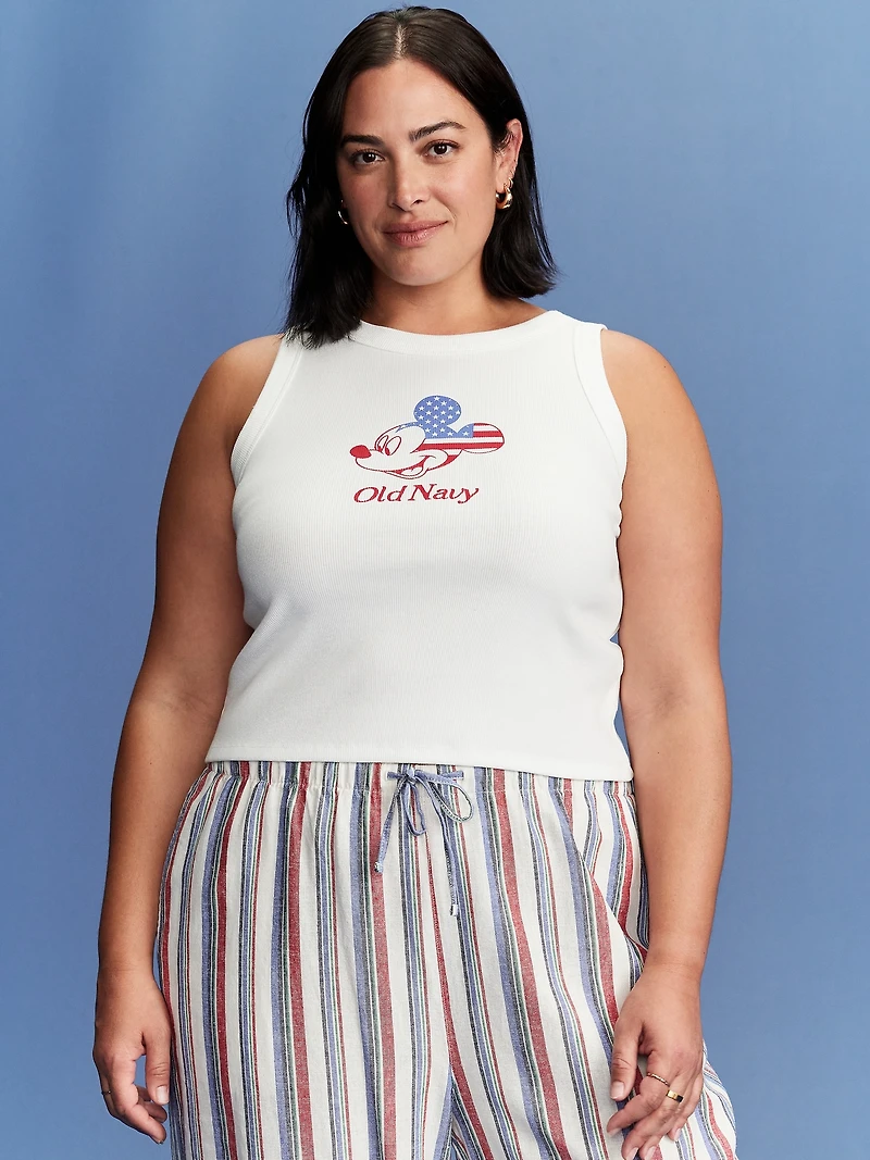 Old Navy x Disney© Mickey Mouse Logo-Graphic Snug Tank Top