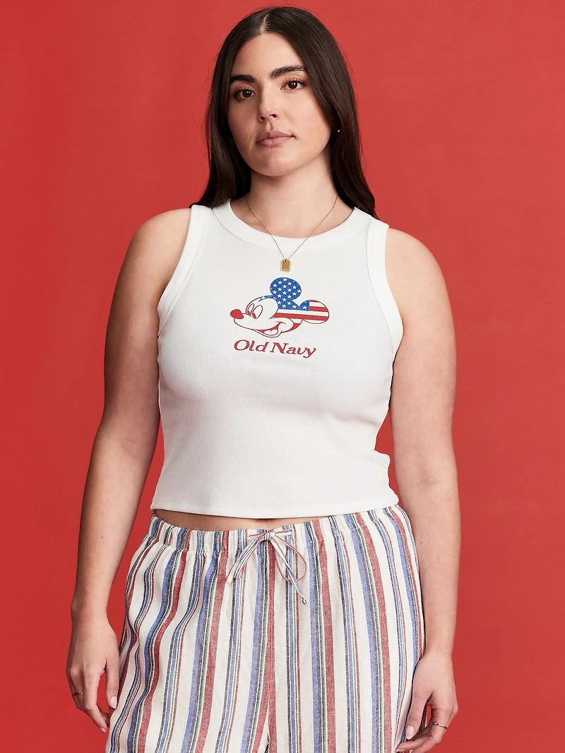 Old Navy x Disney© Mickey Mouse Logo-Graphic Snug Tank Top