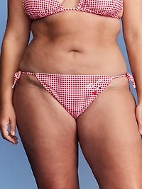 Old Navy x Disney© Minnie Mouse Gingham String Bikini Swim Bottoms