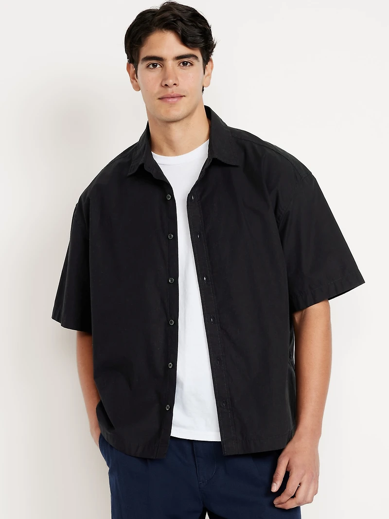 Oversized Poplin Shirt