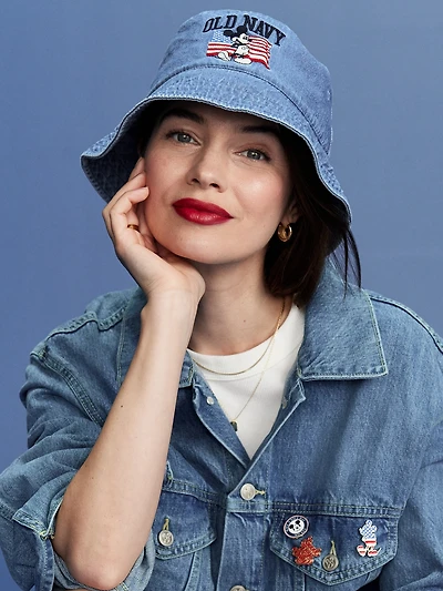 Old Navy x Disney© Mickey Mouse Flag Logo-Graphic Bucket Hat