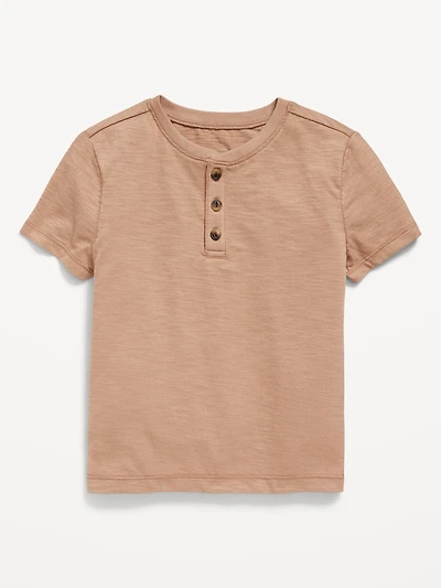 Short-Sleeve Henley T-Shirt for Toddler Boys