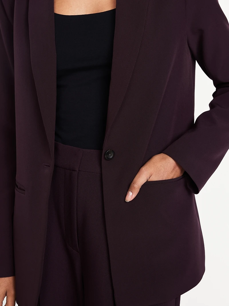 Classic Double-Weave Blazer