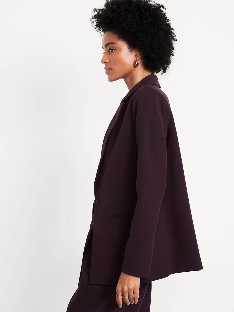 Classic Double-Weave Blazer