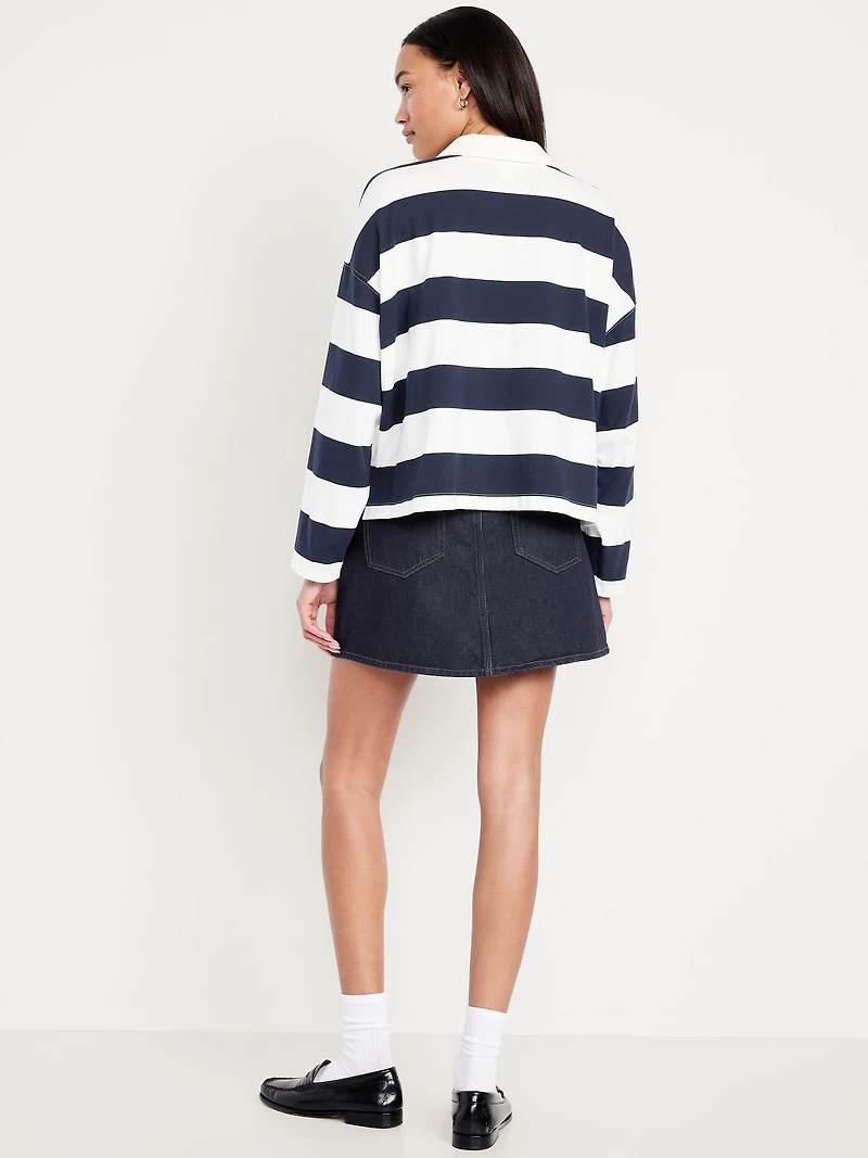 High-Waisted OG A-Line Mini Skirt