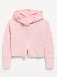 CozePlush 2-Way-Zip Hoodie for Girls