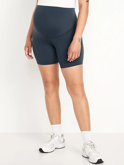Maternity Full Panel StudioSmooth Biker Shorts - 6-inch inseam