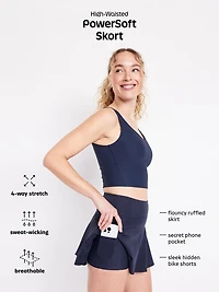 High-Waisted PowerSoft Skort