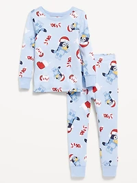 Bluey™ Unisex Graphic Snug-Fit Pajama Set for Toddler & Baby