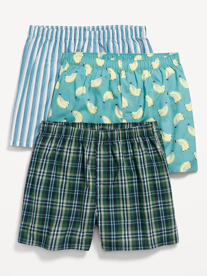 3-Pack Soft-Washed Boxer Shorts - 3.75-inch inseam