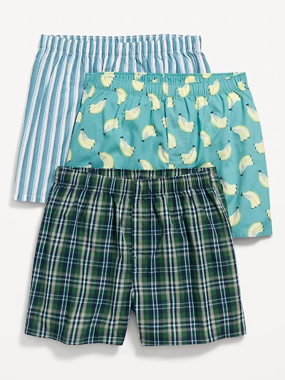 3-Pack Soft-Washed Boxer Shorts - 3.75-inch inseam