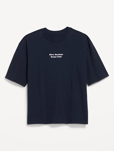 Heavyweight Cropped Graphic T-Shirt