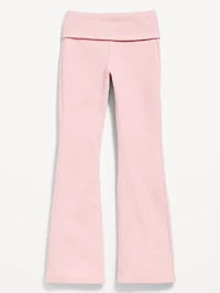 CozePlush Foldover Flare Leggings for Girls