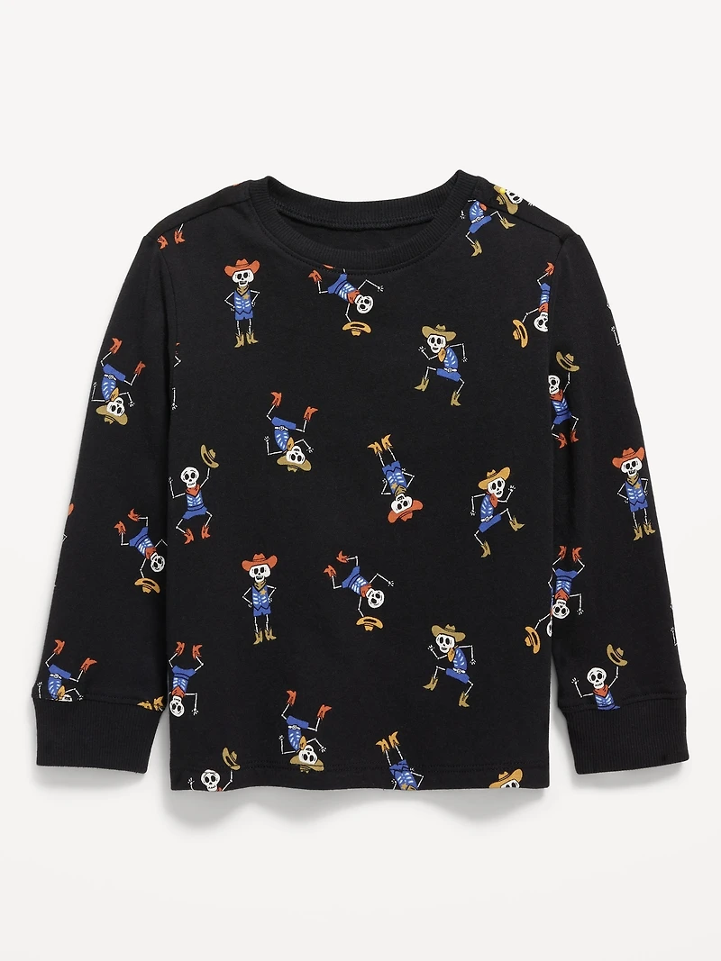 Printed Long-Sleeve T-Shirt for Toddler Boys