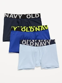 Go-Dry Boxer-Briefs Performance Underwear 3-Pack for Boys