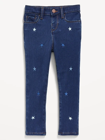High-Waisted Rockstar 360° Stretch Jeggings for Toddler Girls