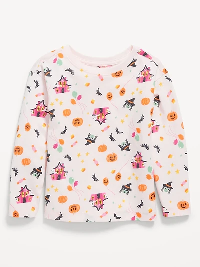 Printed Long-Sleeve T-Shirt for Toddler Girls