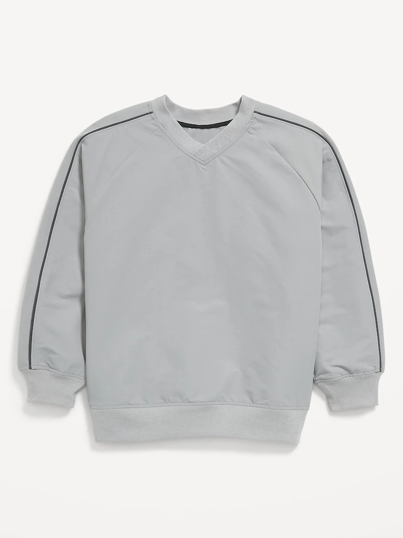 Oversized V-Neck Performance Top for Boys