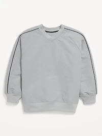 Oversized V-Neck Performance Top for Boys