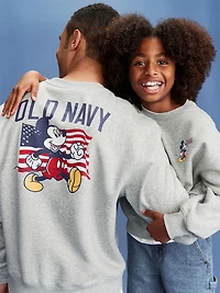 Old Navy x Disney© Mickey Mouse Unisex Oversized Flag Graphic Sweatshirt for Toddler